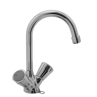 Venlo Nimbus ii messing eco robinet de lavabo avec bec pivotant avec chaîne chromé