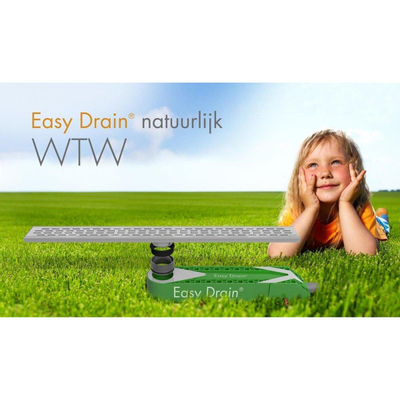 Easy Drain Siphon WTW Système économie chauffage kiwa sans Multi canniveau/ Mult Aqua puits