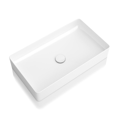 Laufen Living Square vasque à poser 60x34x10cm sans trou de robinetterie sans trop-plein SaphirKeramik blanc