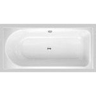 Bette Ocean baignoire acier émaillé rectangulaire 180x80cm avec trop-plein arrière blanc