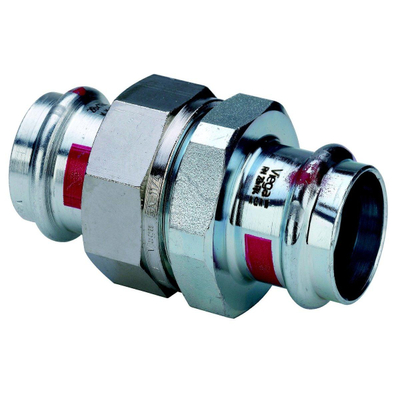 Viega Prestabo Raccord droit 3 pièces 1160 35 mm galvanisé