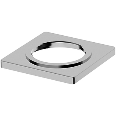 Hansa Hansaliving rosace carrée pour robinets avec commande par le dessus 5,5x5,5cm chrome