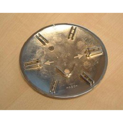 Viega Tempoplex plaque de recouvrement ancienne sur 6 cames chrome