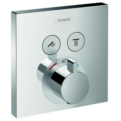Hansgrohe ShowerSelect afbouwdeel voor inbouwkraan thermostatisch met omstel chroom OUTLETSTORE