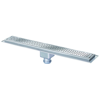 Van den Berg caniveau de douche standard en acier inoxydable 70cm avec sortie verticale