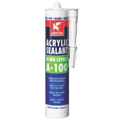 Griffon Acrylique mastic d'étanchéité 300 ml. blanc