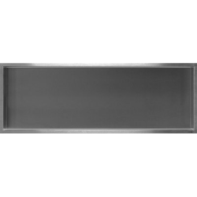 Looox BoX nis - 90x30cm - inbouw - rvs geborsteld