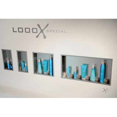 Looox Box niche à poser 120 x 30 cm inox brossé