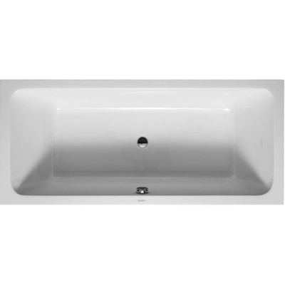 Duravit D-code Kunststof duobad acryl rechthoekig - 180x80x40cm - zonder poten - glans wit