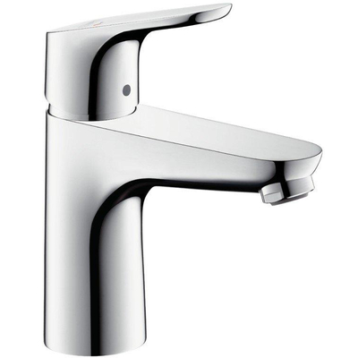 Hansgrohe Focus Eengreeps wastafelmengkraan - 100 - coolstart - met PopUp - trekwaste - hoogglans chroom