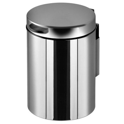 Geesa Hotel Wandafvalemmer 3 liter Chroom