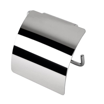 Geesa Hotel Toiletrolhouder met klep Chroom OUTLETSTORE