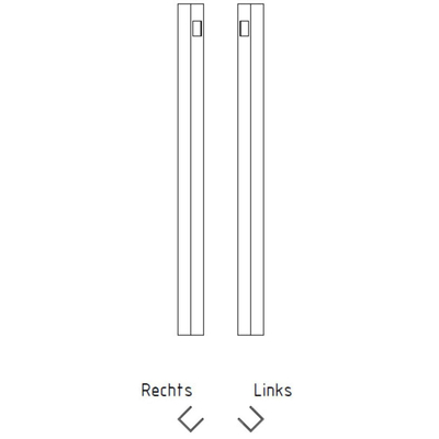 Royal Plaza Facet jeu de profilés de miroir 75x3 max 1 44 m2