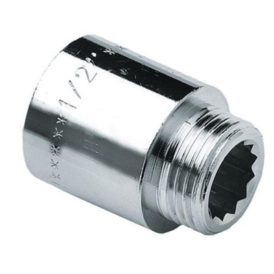 Bonfix extension de robinet 1/2 bi.x 20 mm bu. chrome