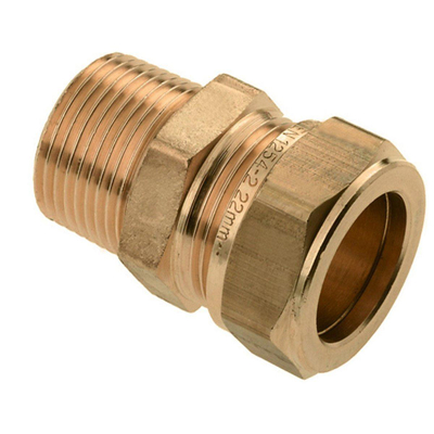 Bonfix laiton autofreinant pièce d'angle 1/2 x 15mm conique gastec / kiwa