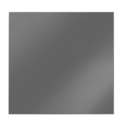 LoooX M-Line miroir – carré – 40 x 40 cm – sans éclairage – Aluminium (Argent)