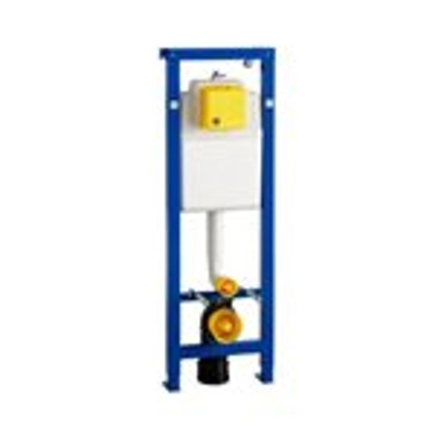 Wisa XS élément WC avec commande frontale raccordement d'eau 16x2 intérieur h112-132xb38xd14-20cm
