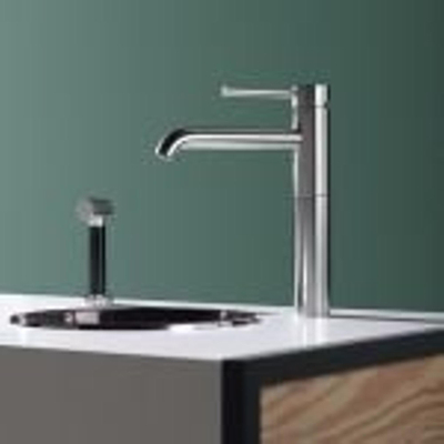 Dornbracht support barre avec tuyau avec support mural chrome