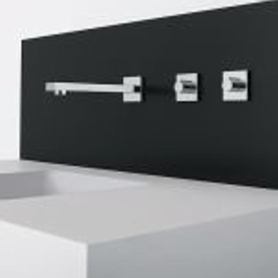 Dornbracht Symetrics pomme de douche réglable avec bras de douche et rosace 1/2 chrome