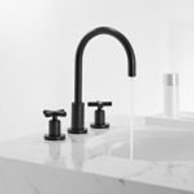 Dornbracht Tara Robinet mural Eau froide Noir mat