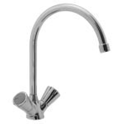 Venlo Nimbus II Laiton Céramique robinet de cuisine avec bec pivotant chrome