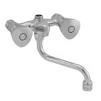Venlo Nimbus II laiton céramique robinet de lavabo haut avec aérateur chrome