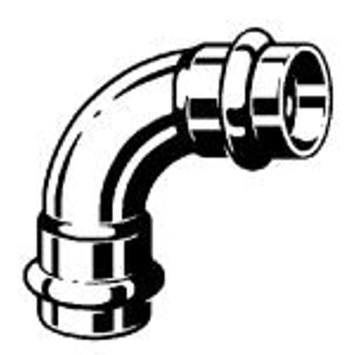 Viega Sanpress Raccord 3 pièces SC filetage extérieur 28x3/4 bronze