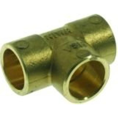 Viega Raccord à soudre pièce t 15 mm. cuivre rouge