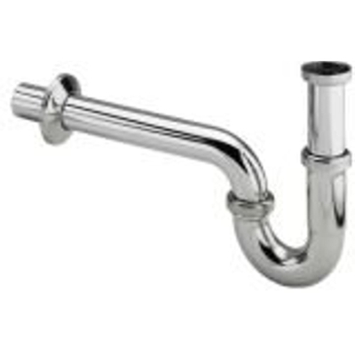 Viega bouchon universel siphon bouteille incluant tube mural rallongé et rosace 5/4x25cm chrome