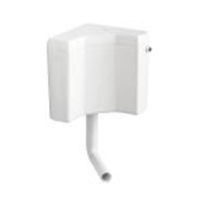 Wisa Serie 444 couvercle avec bouton-poussoir pour réservoir blanc