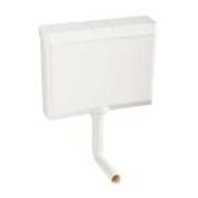 Wisa Serie 790 couvercle avec bouton-poussoir pour réservoir blanc