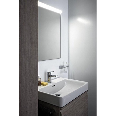 Laufen Pro s Lavabo double 120x46cm 2 trous de robinet avec trop-plein blanc