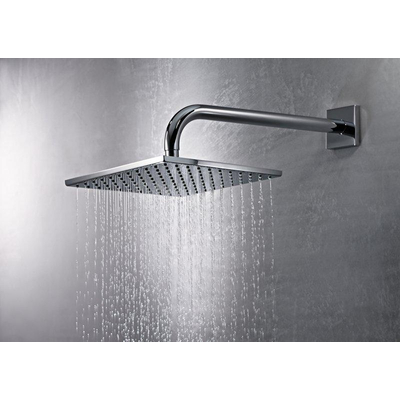 Hansa Hansaviva Ensemble de douche 90cm avec douchette 3 jets et flexible 175cm avec porte savon chrome