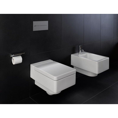 Laufen Living city lavabo à encastrer 49x31cm sans trou pour robinet blanc