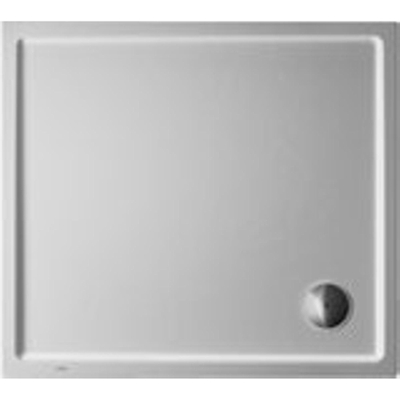 Duravit Starck Slimline Starckkunststof bad acryl rechthoekig - 170x90x46cm - zonder poten - voor inbouw of ommanteling - glans wit