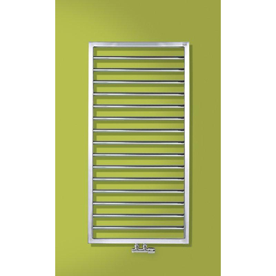 Zehnder Subway handdoekradiator 126.1x60cm 639watt Staal Wit glans