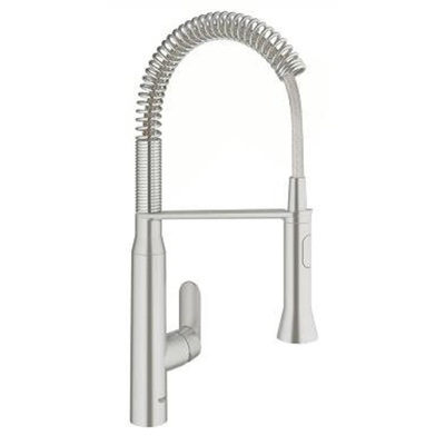 Grohe K7 Keukenkraan - 2 straalsoorten - met profesionele handdouche - Brushed Supersteel (RVS)