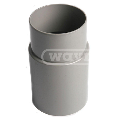 Wavin pvc hwa manchon rallongée 100 mm. gris