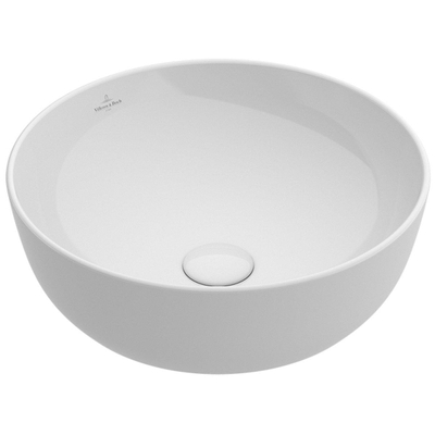 Villeroy & Boch Artis opzetwastafel rond Ø43x12.5cm zonder kraangat zonder overloop fog