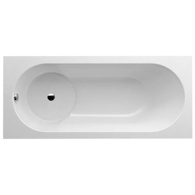 Villeroy & Boch Libra bad - 180x80cm quaryl rechthoekig - met poten - glans wit