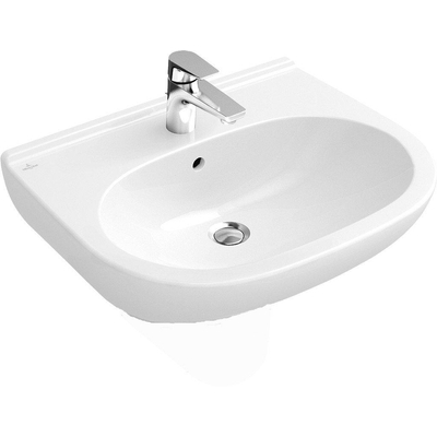 Villeroy & Boch O.novo wastafel 65x51cm zonder overloop 1 kraangat wit