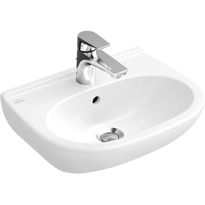 Villeroy & Boch O.novo Compact Lavabo 55x37cm avec trop plein et trou pour robinetterie Blanc