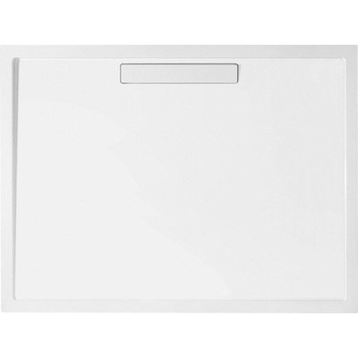 Villeroy & Boch Squaro douchebak120x90x1,8cm met afvoer + frame bruin SHOWROOMMODEL