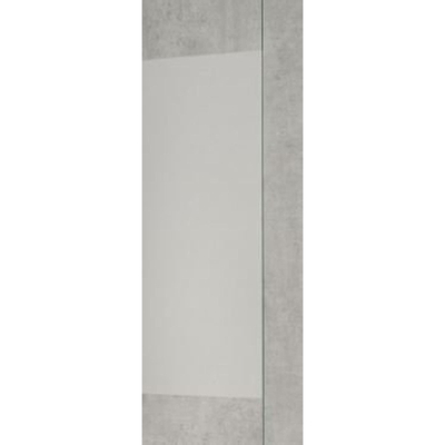 Novellini Giada draaideel links voor inloopdouche 37x195cm chroom-satijnband