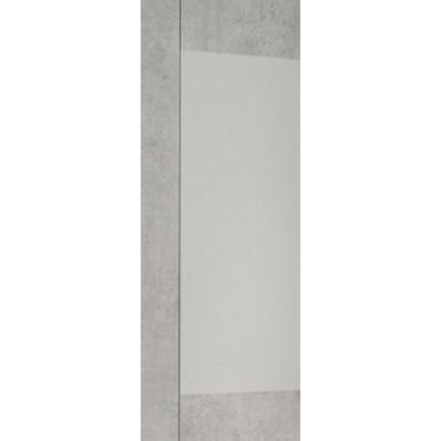 Novellini Giada partie pivotante droite pour douche à l'italienne 37x195cm chrome-bande satinée