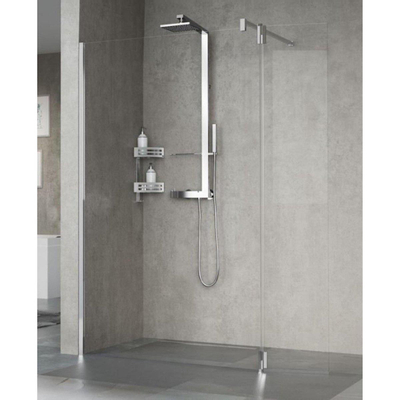 Novellini Giada partie pivotante HA pour Giada H profil chrome et verre transparent