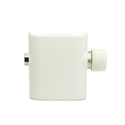 Vasco ensemble de robinetterie coudé + cache droit blanc