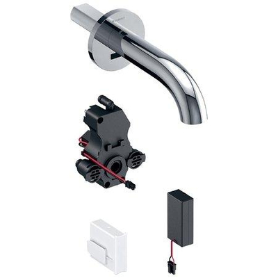 Geberit Piave Robinets électroniques robinet lavabo électronique pour eau froide pour alimentation sur piles 17cm chrome