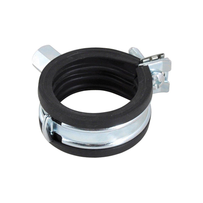 Walraven bismat® flash collier pour tuyau avec insert en caoutchouc m8 53 56mm pour tuyau métallique