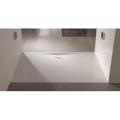 Bette Floor Side receveur de douche tôle d'acier carré 120x120cm blanc